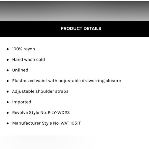 Women’s PILYQ Revolve Rowen Cover-up Dress. XS/S. NWT! - Picture 4 of 11